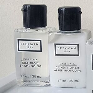 3/$25 - Beekman 1802 Fresh Air travel sized shampoo and conditioner set NWT